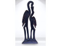 hand-carved-flamingo-birds-wall-hang-without-frame-small-0