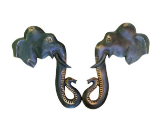 wooden-elephant-face-trunk-couple