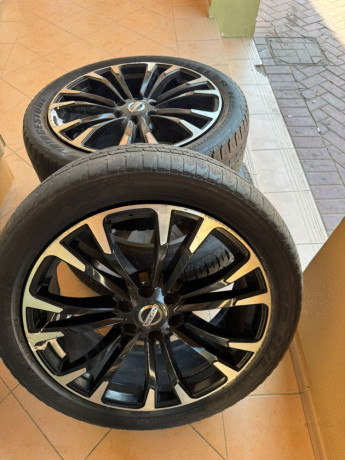 nissan-petrol-original-20-inches-stock-wheels-with-spare-tyres-big-0